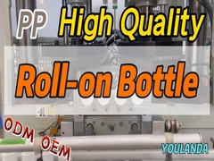 Plastic roll-on fles voor producten voor persoonlijke verzorging PP draagbare roll-on fles