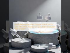 Afgestudeerde glazen druppelpipet voor 1Oz 10Ml 30Ml 100Ml etherische olie glazen fles Afgestudeerde glazen druppel