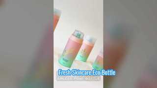 Alle plastic luchtloze flessen