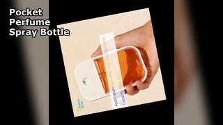 Pocket parfum spuitfles kaart ontwerp