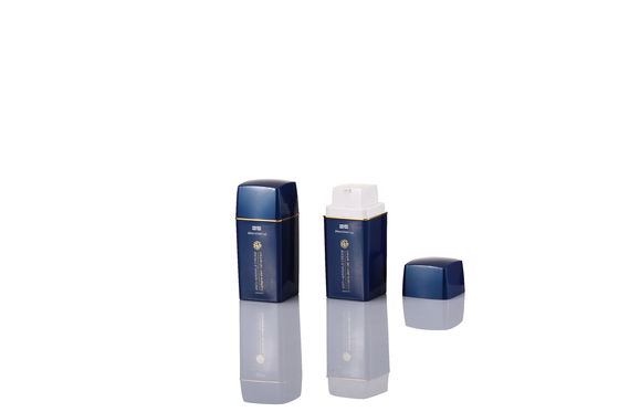kopen 30 ml Squarelogo gepersonaliseerde plastic luchtloze fles luchtloze cosmetische fles voor lichaamsverzorging online manufacture