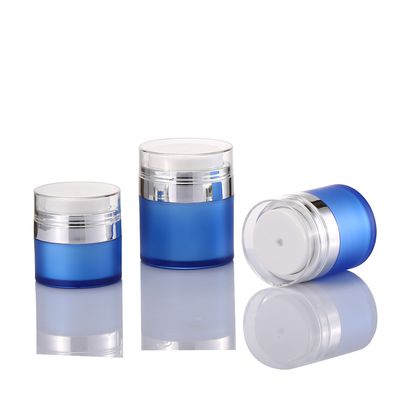 kopen 15 ml 30 ml 50 ml PP Center Out Jar Gezichtscrème Jar Leeg Cosmetische container zonder lucht online manufacture
