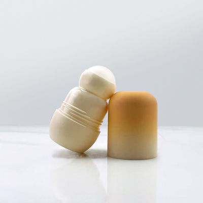 kopen Aangepaste Plastic Midden Leunende Taille-versmald Kalebas 50ml Deodorant Roll-On Fles online manufacture