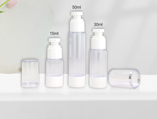 Airless Flask Huidverzorging Airless Pump Flasken 15 ml 30 ml 50 ml Duurzame verpakking voor schoonheidsproducten