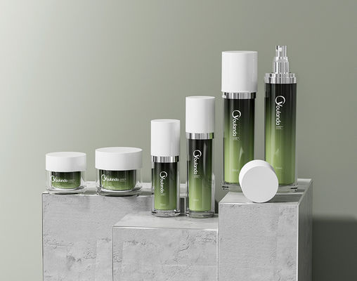 30 ml 50 ml 120 ml Acrylische gezichtscrème pot en lotion fles Set Cosmetische verpakkingsfles