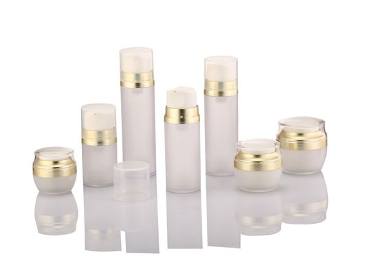 50 ml tot 150 ml Lotion Frosted Airless Pump Flasje Leeg Make-up Potten Voor Douche Flasje
