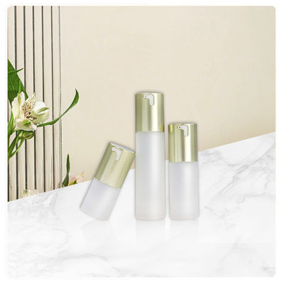 3pcs Lotion Pump Container Duidelijke luchtloze pompfles 15ml 30ml 50ml Voor verse producten
