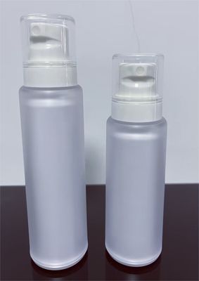 Gevriesde half transparante fijne mist haarspray fles 100 ml 120 ml ultra fijne continue mist sprayer voor haarverzorging