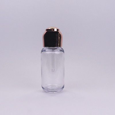 80 ml luxe PETG-druppelaar Serum fles oogdruppelaar Plastic met elektroplatie hoofd