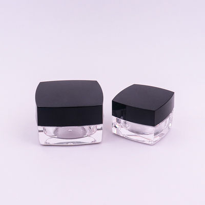 Vierkante acryl cosmetische potten voor anti-aging oogcrème 15g 30g 50g lege crème container
