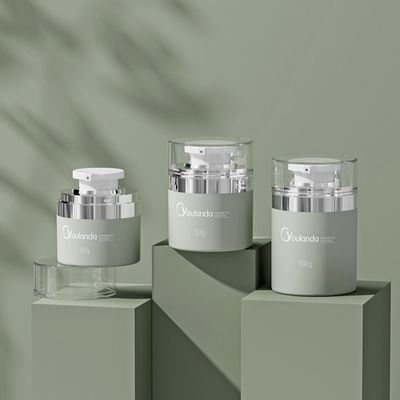 30 ml 50 ml 100 ml Airless Cream Jar PP Airless PETG Cream Esthetische potten