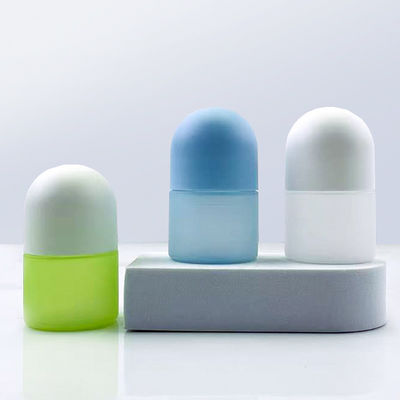Eco-vriendelijke PP 20 ml Mini Roll On Parfumflessen Plastic Ball Roller Flasje Voor Cosmetische Verpakkingen